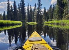 Canoeing escape into the Wilderness in Finland, 105km Tour