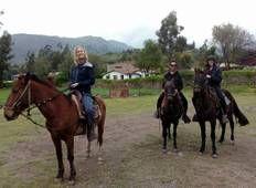 Paardrijden naar Cordillera Blanca standpunt-rondreis