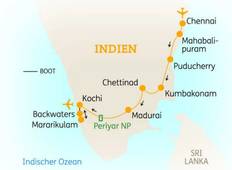 Highlights of Southern India Tour
