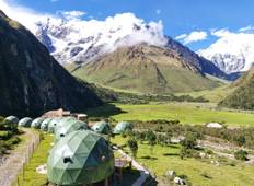 Salkantay Trek To Machu Picchu. Unique lodging in luxurious domes Tour
