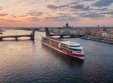 5* Wolga-Flusskreuzfahrt - von Moskau nach Sankt Petersburg an Bord der Mustai Karim Rundreise