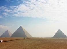 8-uur durende privé tour naar de piramides, Egyptisch museum en bazaar vanuit Caïro-rondreis