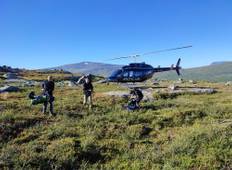 Ausgesetzt vom Helikopter – Wildnis am Polarkreis Rundreise