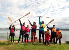 Canoe Expedition for families  in Finnish Lapland Tour