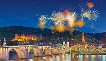 New Year in the Romantic Rhine valley