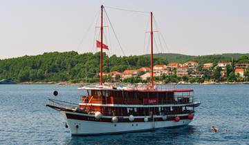 Croisière aller simple entre Split et Dubrovnik - 4 jours - Classic Plus au-dessus du pont, 18-35 ans