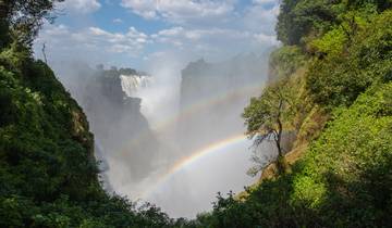 Windhoek nach Vic Falls Elefantenroute