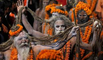 The Kumbh Mela in Allahabad, India in 2025