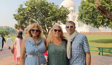 Visite privée de nuit du Taj Mahal et d\'Agra au départ de Delhi circuit