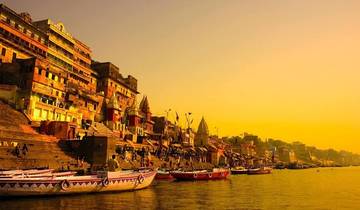 Essence de l\'Inde avec Varanasi, voiture privée et vol inclus circuit