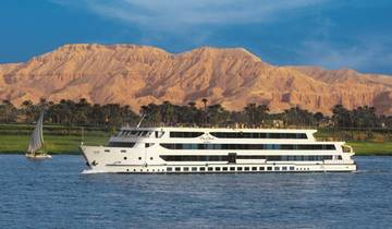 From Aswan 8 Days 7 Nights Nile Cruise WITH GUIDED TOURS & 2 FREE TOURS \"HOT AIR BALLOON & ABU SIMBEL TEMPLES\" Tour