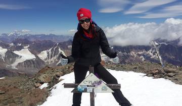 Climb Mt. Plata 5970 mts 19.600 feet in 7 days from Mendoza