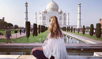 Goldenes Dreieck mit Taj Mahal bei Sonnenaufgang/Sonnenuntergang - 3 Tage Tour
