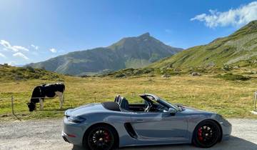 Tour des Alpes suisses en voiture, y compris le col de la Furka : Guidage par sat-nav préétabli