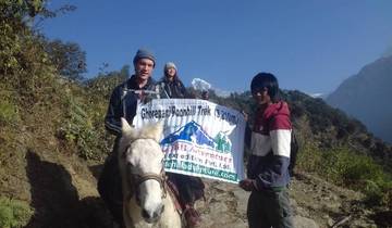 Ruta a caballo por el circuito del Annapurna