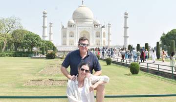 Depuis Delhi : visite du Taj Mahal, du fort d'Agra et du Baby Taj en train express Gatimaan