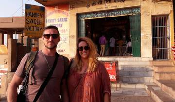 Matinées à Varanasi : Visite guidée de 5 heures avec promenade en bateau et visite des temples circuit