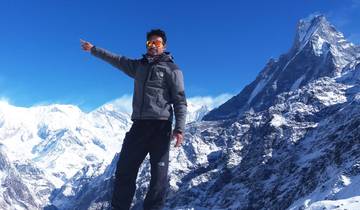 Mardi Himal Trekking Tour mit Blick auf Fishtail Valley