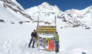 12 jours de Trekking au camp de base de l\'Annapurna - ABC circuit