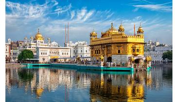 Golden Triangle with Amritsar Tour - Golden Temple plus Taj Mahal Sunset or Sunrise Tour