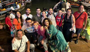 Visite de nuit de Varanasi en train à grande vitesse Vande Bharat au départ de Delhi circuit