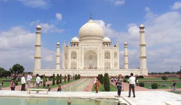 Lueur d\'or : Circuit privé de 3 jours à la découverte du Taj Mahal au lever et au coucher du soleil au départ de Delhi circuit