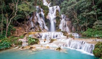 Best Selling Laos Scenic Tour from Vientiane via Vang Vieng to Luang Prabang with Pak Ou & Kuangsi Waterfall Tour