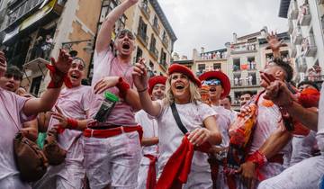 La course des taureaux - San Fermin