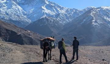 Trek culturel de 3 jours dans les montagnes de l\'Atlas et séjour dans la vallée circuit