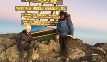 Kilimanjaro climb new year summit