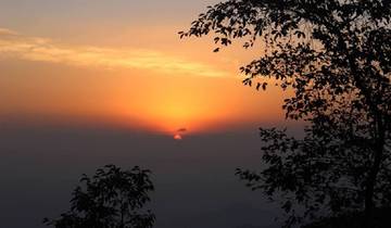 Bergzicht Trek met Zonsondergang Zonsopgang