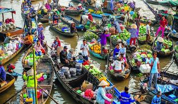 Mekong Delta Group Tour with Speed Boat to Phnom Penh Via Can Tho, Chau Doc from Saigon