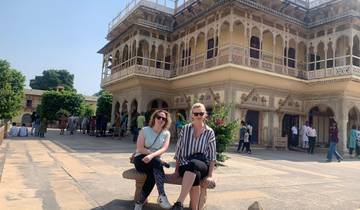 Visite de Jaipur avec entrée dans les monuments et promenade à dos d'éléphant au Fort d'Amber