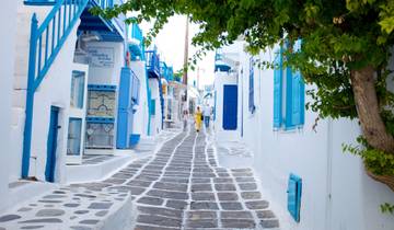 Circuit de 15 jours : Découvrez les joyaux cachés de la Grèce antique avec Mykonos et Santorin