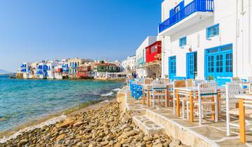 13 jours d\'excursion sur les îles de Mykonos, Santorin, Crète et Corfou circuit