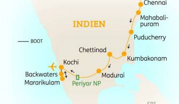 Highlights of Southern India Tour