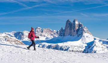 Randonnée en raquettes dans les Dolomites de Sesto - Aventure hivernale et hôtel bien-être (7 jours)