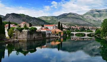 All seasons 2 days Bosnia discovery tour from Dubrovnik. Trebinje, Tvrdos, Zavala, Radimlja, Blagaj, Pocitelj, Mogorjelo (Roman villa rustica). UNESCO sites. Nature. Architecture. Culture. History. Cuisine. Wine.