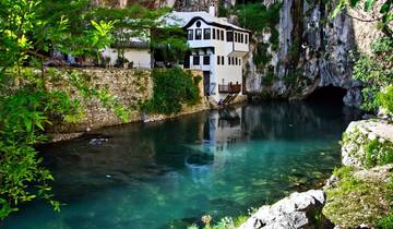 All seasons 8 days tour from Dubrovnik to visit Montenegro and explore Bosnia. Visit fortresses, monasteries, old towns.