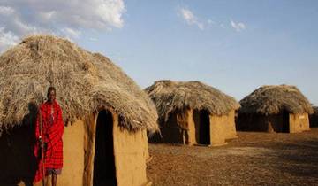 Een Dagtocht Naar Maasai Dorp