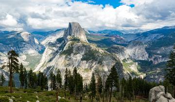 Yosemite Classic Summits Half Dome and Clouds Rest