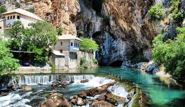 All seasons. Beautiful Bosnia 3 days discovery tour from Korcula. UNESCO sites. Nature. Architecture. Culture. Wine. Cuisine. History. Old towns. Ancient monasteries. Waterfalls. Cave.