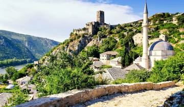 Todas las estaciones Bosnia+montenegro Minicircuito de 4 días desde Makarska. monasterio de Ostrog. Mostar. cascadas de Kravice, cueva de Vjetrenica. Blagaj, Pocitelj, Trebinje. sitios de la UNESCO. naturaleza. arquitectura. cultura. vino. gastronom…