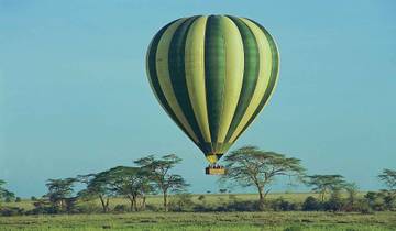 Safari en globo aerostático en la reserva Nacional de Maasai Mara con desayuno en la sabana