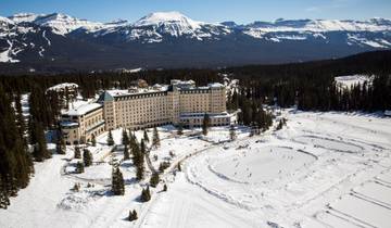 Forfait hivernal de 4 jours dans les Rocheuses canadiennes : 2 nuits au Fairmont Palliser et à Lake Louise circuit