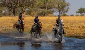 Horse riding safari in Botswana's Okavango Delta