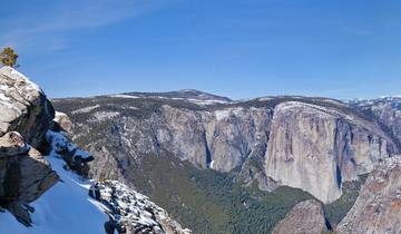 Winterwandelen en sneeuwschoenwandelen in Yosemite