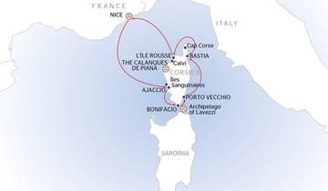 8 Days in Corsica, incl. Nice and Ajaccio