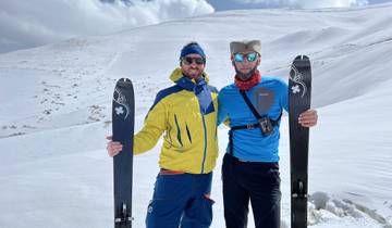Paradis du ski de randonnée autour de l'Aragats (4090 m)