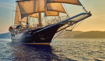 Aegean Cruise on a boutique sailing ship. Yoga retreat plus Tour